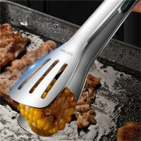 Pinzas De Alimentos Antideslizantes De Acero Inoxidable Para Barbacoa Hervir Salada Y Pan Herramientas De Cocina Accesorios De Buffet - details 4