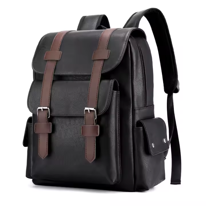Mochipa de Hombre impermeable para hombre, Bolso Retro informal de gran capacidad para portáil de Negocios para estudiantes, mochila Escolar de viaje, fashion - 1