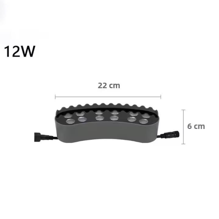 Lámpara De Arbol LED Para Jardín Parque Courtyard Iluminación Decorativa De Escenario De Jardín RGB Fuente De Alimentación AC Protección IP65 Material De Aluminio - 1
