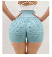 Pantalones De Yoga Para Mujer Cintura Alta Elevador De Glúteos Estiramiento Terciopelo Fitness Running Shorts Transpirables Verano - details 8