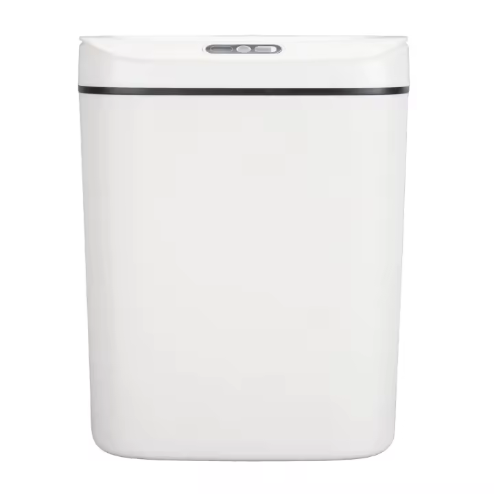 Basurero Automático Para Baño Con Sensor De Movimiento Y Pilas Recargables Fácil De Limpiar Para Sala De Estar - 1