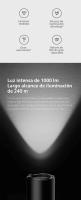 Xiaomi Multi-function Flashlight|Luz principal de 1000 lm* | Luz lateral multifuncional;Rompecristales con resorte | Cuchilla para cinturón - details 1