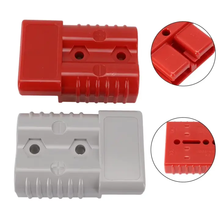 Kit De Conectores De Cables Para Batería Anderson 50A 120A 175A 350A 600V 2/4/6 Piezas Conector Rápido De Energía Para Automóviles - 1