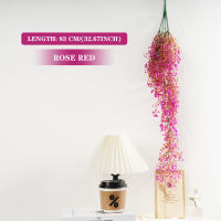 Plantas Artificiales Verdes 83cm Flores Falsas Vínculo Hiedra Uso En Jardín Decoración De Pared Para Fiestas Y Hogar - details 2