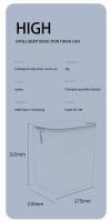 Bandeja Inteligente Con Sensor Y Pantalla Recargable Por Tipo-C Ecológica Para Cocina Y Toilette Estilo Rectangular - details 10