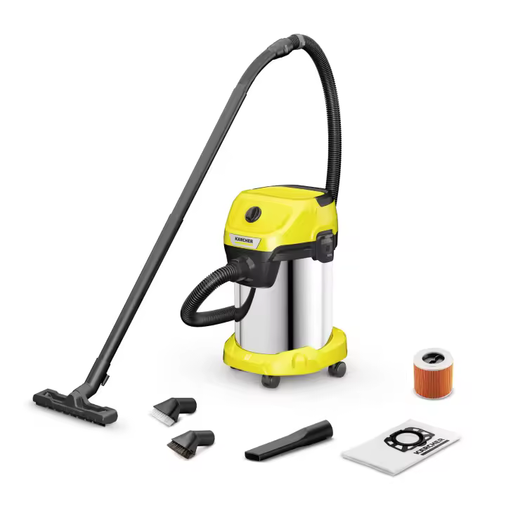 Kärcher - WD 3 S V-19/4/20, Aspiradora para suciedad sólida y líquida - 1.628-154.0 - 1