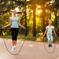Cuerda para saltar - Cuerda para saltar ajustable para hombres, Mujeres y niños - Cuerda para saltar para hacer ejercicio, Quemar Grasa, entrenamiento personal en casa o en el Gimnasio - details 1