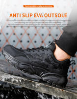 Zapatos De Seguridad Para Hombre Ligeros Y Protegentes Zapatillas De Trabajo Transpirables Antipinchazos Sin Metal En La Punta - details 7
