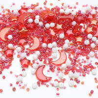 Cuentas De Vidrio Cristal Estrella Y Luna Para DIY Joyería Collares Pulseras Aretes Forma Redonda Perlas Sueltas - details 13
