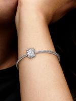 Pandora - Charm de Brillo transparente - Plata de Lei - details 0