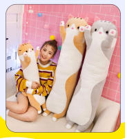 Cojín De Peluche De Gato Para Niños Juguete Suave Y Cálido Regalo De Cumpleaños Animal De Peluche Long Cat Para Niños Y Niñas - details 0