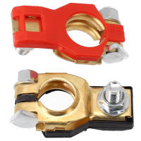 Conector De Terminal De Batería De Coche 2pcs Cable De Cable Para Batería Universal 12V 24V Positivo+Negativo Placas De Batería - details 3