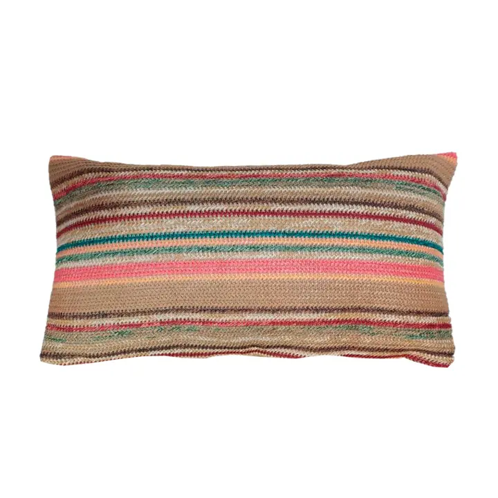 Cojín Yute Multicolor 30x50 cm - 1