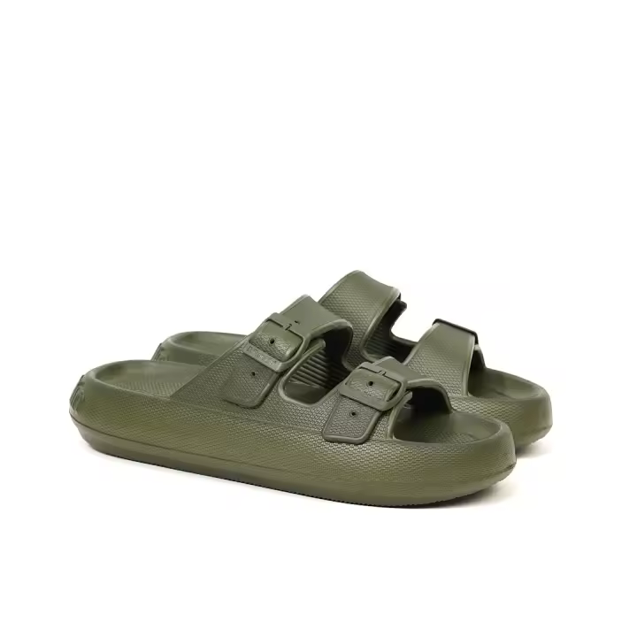 DFranklin - Chanclas DFSH 334001 Kaki Bio Bloomer Hombre - 1