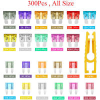 Juego De Fusibles Para Coche De Medio Tamaño Perfil 50/100/300PCS Tipo Hoja 2-40A Accesorios Con Caja Clip Para Auto Y Camión - details 6