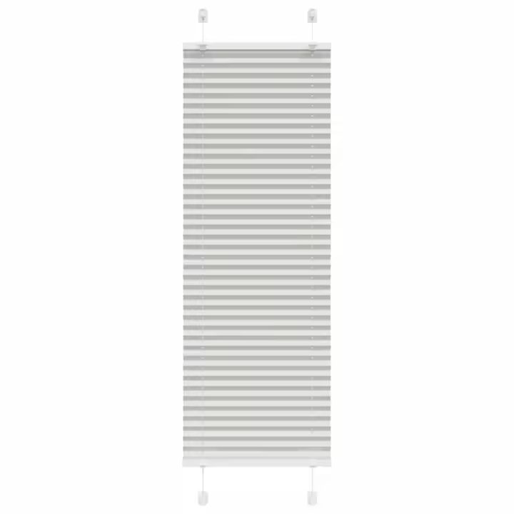 Estor Plisado gris claro 40x150 cm Tela Ancho 39,4 cm Poliéster - 1