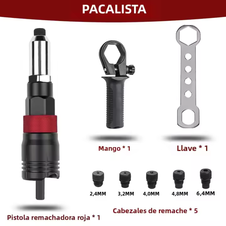Kit De Herramienta De Soldadura Eléctrica Con Adaptador De Taladro No Arecionado Herramienta De Soldadura Eléctrica Para DIY En El Hogar 2.4mm/3.2mm/4.0mm/4.8mm/6.4mm - 1
