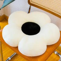 Cojín De Silla De Oficina Y Sofa Con Diseño De Flor Blanca Suave Y Cómodo Para Estudio Sala De Estar Y Petalos Estilo Moderno - details 3