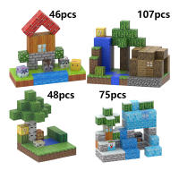 Bloques De Construcción Magnéticos 3D My World Para Niños Y Niñas Juguetes Educativos DIY Tamaño Grande Material Plástico ABS Regalos Para Halloween Y Navidad - details 0
