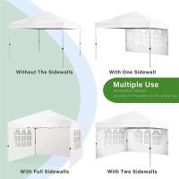 Tienda de campaña plegable impermeable para Exterior, Canvas impermeable para Tienda de Campaña al Aire Libre, Canvas Oxford 210D, impermeable, a prueba de lluvia, a prueba de Viento, Parasol, 3*2 M de Lona transparente - details 1