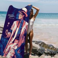 Toalla De Playa Para Niños Dibujos Animados Michael Jackson Absorbente Y Secado Rápido Tela De Microfibra Para Baño Piscina Viajes - details 10