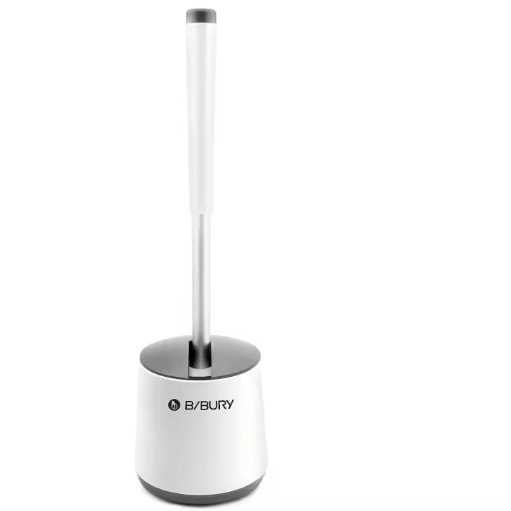 Cepillo de Inodoro, Cepillo de Inodoro de Silicona, cepillos de Inodoro Profesionales de Limpieza Profunda para baño - 1