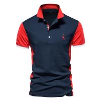 Novedad de verano, polo con solapa de negocios para hombre, top moderno de algodón bordado, talla europea, manga corta de alta gama para hombre - details 17