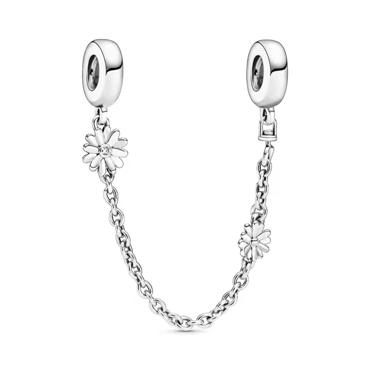 Pandora Pandora Cadena de seguridad en plata de ley Margaritas 798764C01 , para Mujer - 1