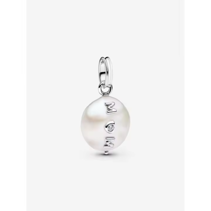 Pandora - Charm Colgante de Mamá with Pearl Barroca cultivada en Agua Dulce - 1