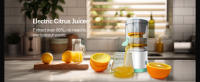 Exprimidor de Naranja Automatico 45w, Mini Exprimidor Citricos Recargable por USB, Extractor de Zumo Portatil, Maquina de Pequeños Aparatos de Electricos, Electrodomesticos para Cocina - details 0