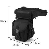 Bolsa De Pierna Multifuncional Impermeable Para Hombres Con Cinturón De Hombro Utillaje Táctico De Montar Y Disparar - details 8