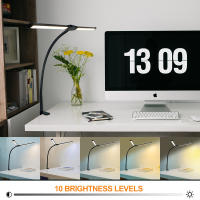 Lámpara De Escritorio LED Ajustable Con Protección Ocular 3 Colores Metal Plegable Para Lectura Trabajo Computadoras Sala De Estar - details 4