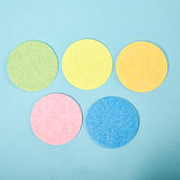 50/100Pcs Esponja De Limpieza Facial Natural De Celulosa Comprimida Para Eliminar Maquillaje Cepillo De Limpieza De Rostro Herramientas De Cuidado De La Piel - details 2