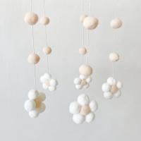 Campana De Viento De Peluche Nórdica Con Flor Para Habitación De Niños Tienda De Ropa Infantil Decoración De Habitación Para Bebés - details 10