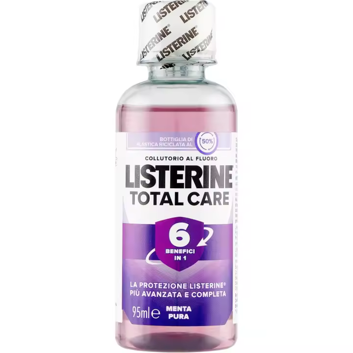 Listerine - Enjuague Bucal Cuidado Total, Mini 95 ml, Tamaño De Viaje, - 1