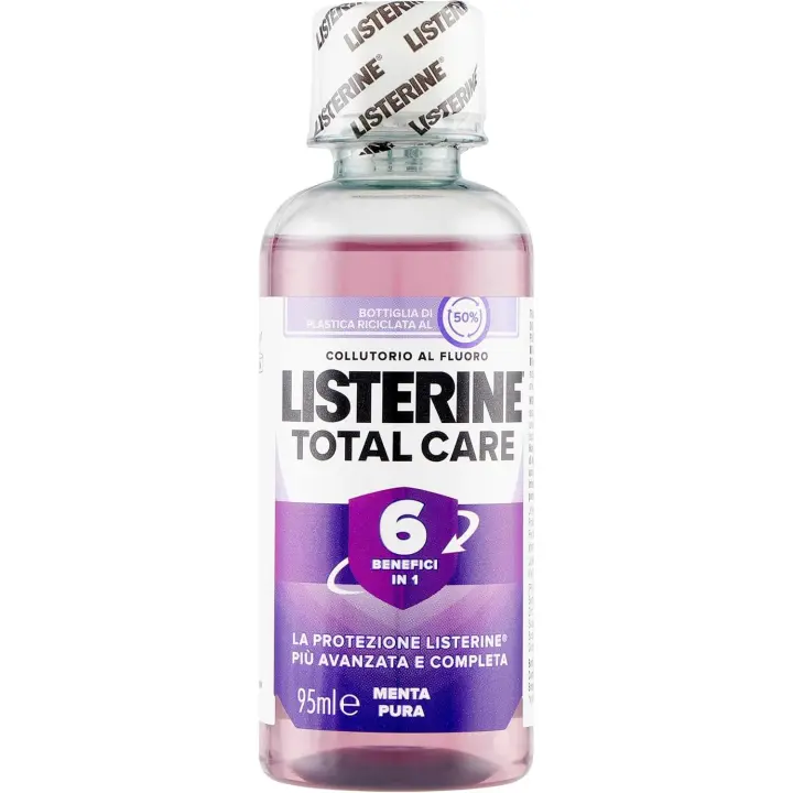 Listerine - Enjuague Bucal Cuidado Total, Mini 95 ml, Tamaño De Viaje, - 1