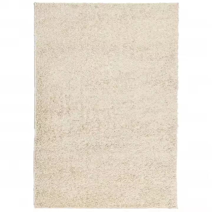 vidaXL Alfombra de pelo largo moderna PAMPLONA 160x230cm Color Antracita,  Beige,  Crema y mas Alfombras de área  Alfombra de Piso para Sala de Estar Dormitorio Habitación Salón - 1