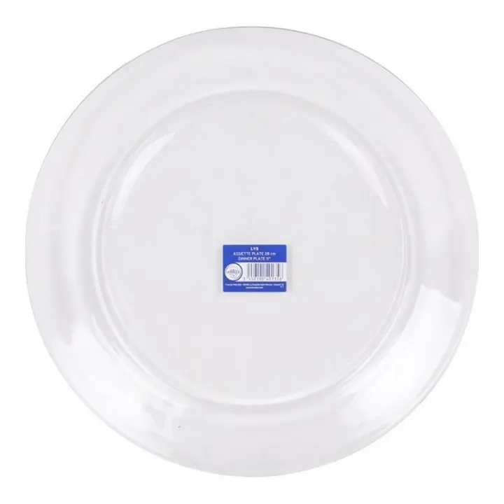 Plato Llano Duralex Lys Transparente Ø 28 x 28 x 2,5 cm - 1
