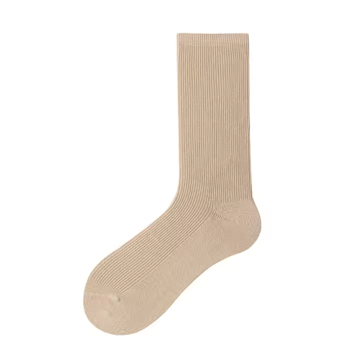 Calcetines De Mujer Estilo Coreano Medio Tubo Color Sólido Casuales Para Otoño E Invierno Calientes Calcetines De Piel - 1