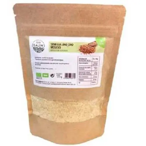 Eco Salim Semillas De Lino Oro Molido 175Gr. Bio Vegan - 1