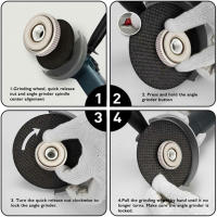 Juego De Tornillos De Flanqueo Interno Y Externo Para Amoladora Angular M14 Tornillo De Torsión Rápida Accesorio De Herramienta Eléctrica - details 3