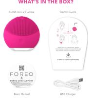 Foreo LUNA Mini 2 Fuchsia - Cepillo Facial Sónico - details 3