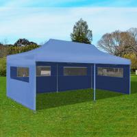 vidaXL Carpa de Jardín para Eventos Acero y Poliéster Tienda de Fiesta Color Azul,  Antracita,  Crema y mas - details 0