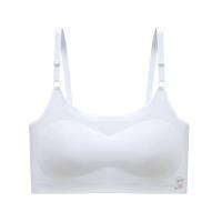 Sujetador Deportivo Para Niñas 10-16T Cruzado Sin Costuras Con Cojín Desmontable Cómodo Y Ajustable Para Entrenamiento - details 7