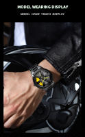 Reloj De Pulsera Deportivo VA VA VOOM Con Dial Rotatorio Y Correa De Acero Inoxidable Resistente Al Agua 3Bar Movimiento De Cuarzo Reloj Para Hombre - details 1