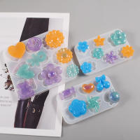 Molde De Silicona Para Pegatinas De Cabello Con Clip Epoxy Resina DIY Flores Nudo De Cinta Múltiples Uso Para Joyería Y Artesanías - details 6