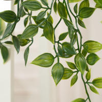 Planta Artificial De Iva Para Navidad Decoración De Jardín Falsa Rattan Colgante Para Exterior Boda Fondo DIY Arreglo - details 8