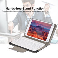 Teclado Inalámbrico Bluetooth Universal Con Funda De Cuero Y Soporte Para Tablet iPad 7 8 Pulgadas 9 10 Pulgadas iOS Android Windows - details 6