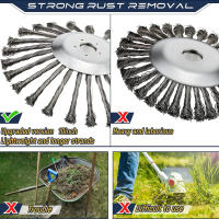 Cepillo De Rueda De Acero De 10 Pulgadas Para Jardín Trimmer De Hierba Universal Eliminador De Maleza Y Rusticidad Para Motosierra - details 6