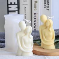 Molde De Vela De Silicona 3D Pareja Romántica Dulce Para Aromaterapia Y Arte De Grabado Decoración De Hogar Regalo De Boda Forma De Figura Humana Tamaño 12.5*7cm - details 2